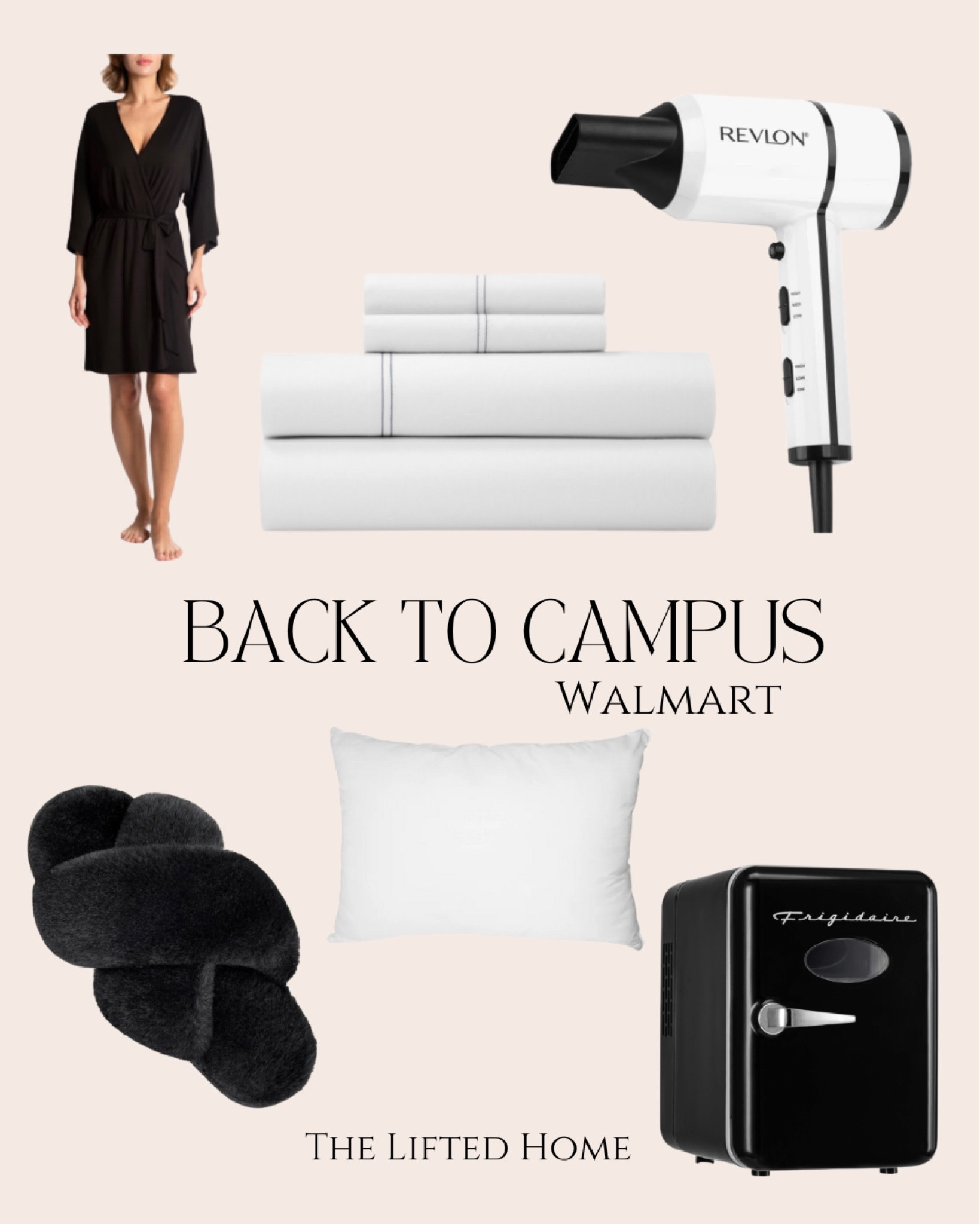 Walmart has all of your high end Home essentials for less. Save now just in time to get back to campus!

Back to school, sheets, robe, slippers, mini fridge, blow dryer, pillows 

#LTKU #LTKhome #LTKsalealert