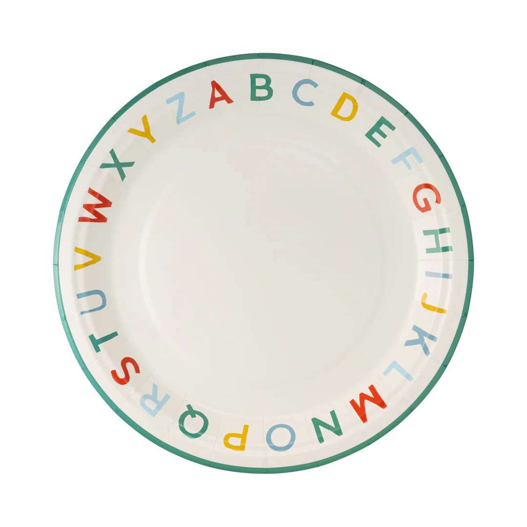 Alphabet Plate | My Mind's Eye