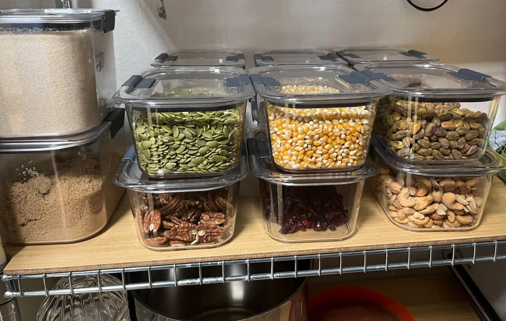 Rubbermaid Brilliance Food Storage Containers, BPA Free, Airtight Lids, Ideal for Lunch, Meal Pre... | Amazon (US)