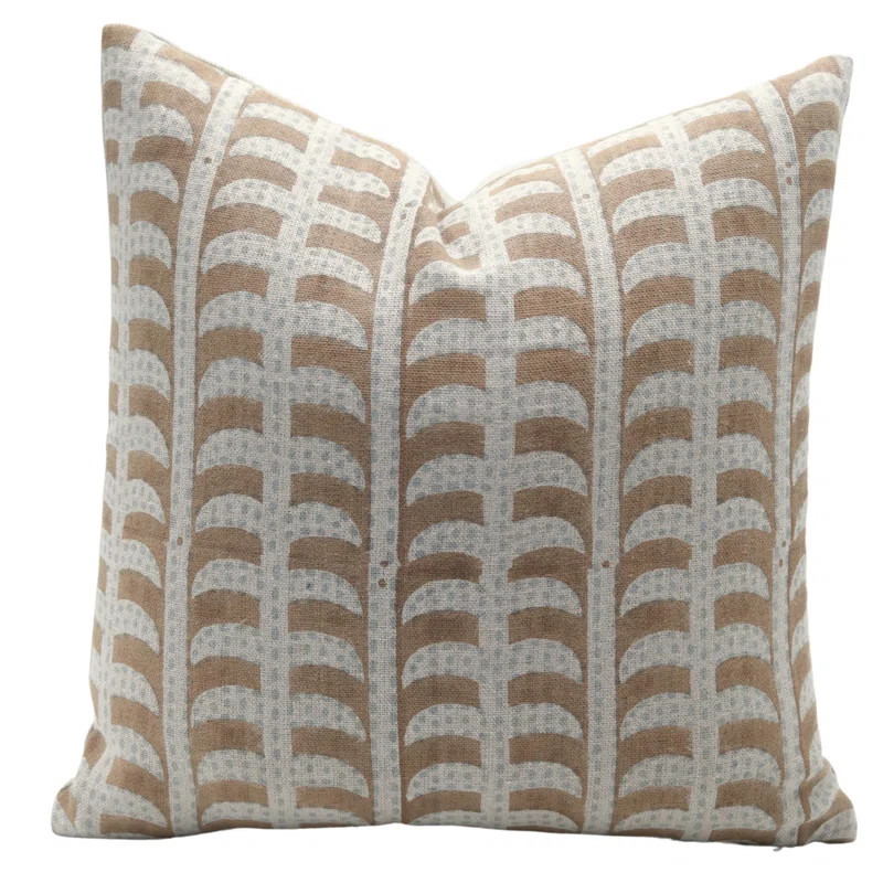 Fabdivine Floral Linen Indoor/Outdoor Reversible Pillow Cover | Wayfair | Wayfair North America