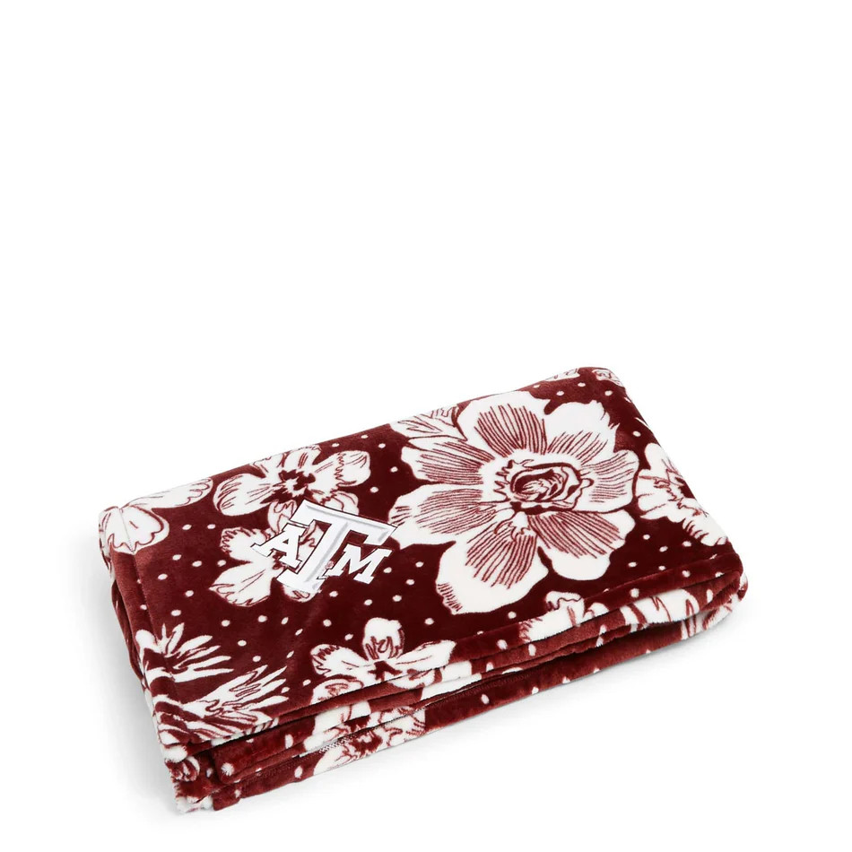 Collegiate Plush XL Throw Blanket | Vera Bradley