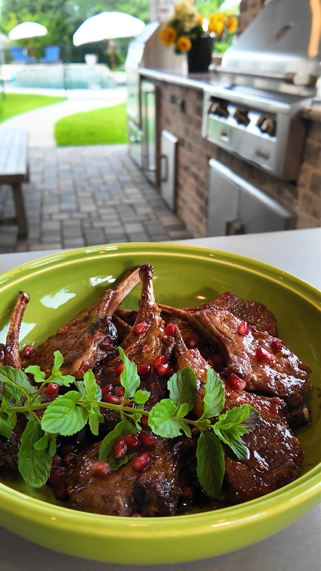 Pomegranate Glazed Lamb Chops Recipe - Restaurant-quality dinner made simple! 🍖✨
Watch me create these tender lamb chops with a sweet-tangy pomegranate glaze that's absolutely divine. Perfect for date night dinner or special occasions!
Quick Recipe Breakdown: 🔥 Sear lamb chops to perfection 🍯 Pomegranate juice + honey glaze 🌿 Fresh herbs for that gourmet finish ⏰ Ready in under 30 minutes!
The secret? High heat searing locks in all those juices, then the pomegranate glaze adds that restaurant-worthy finish your family will rave about!
📖 FULL RECIPE available in my upcoming cookbook "Welcome to My Table: Where Life's Best Moments Happen" - PRE-ORDER link in bio!
Save this easy lamb recipe for your next dinner party! Which would you pair it with - roasted vegetables or creamy mashed potatoes? Drop a 🥕 or 🥔 below!

#QuickDinnerIdeas #ElegantDinners #HomeCooking #FoodieLife #CookingTips

#LTKHome #LTKU