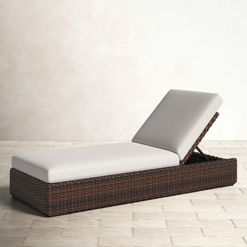 Naomie 31'' Outdoor Resin Wicker Chaise Lounge | Wayfair North America