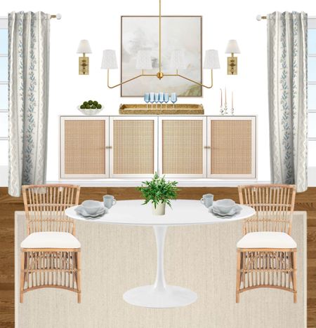 Dining room inspiration for that light and airy feel. This design is giving me modern coastal vibes 🤍

Amazon, Amazon home, Amazon must haves, target, target home, Anthropologie, Wayfair, wayfair home, dining room, dining room Inspo, dining chair, dining table, sideboard, chandelier, sconce, dishes, wine glasses, curtains, curtain rod, tray, abstract art, area rug, neutral rug, decorative bowl, accessories, budget friendly home decor


#LTKstyletip #LTKsalealert #LTKhome