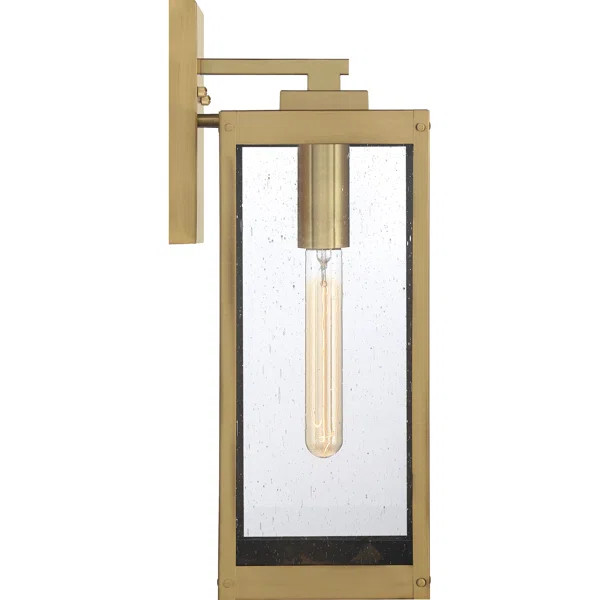 Ainsworth Antique Brass 1 - Bulb Outdoor Wall Lantern | Wayfair North America