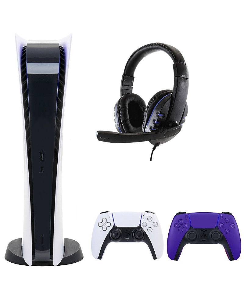 Sony PS5 Digital Console with Extra Purple Dualsense Controller and Universal Headset | Bloomingdale's (US)