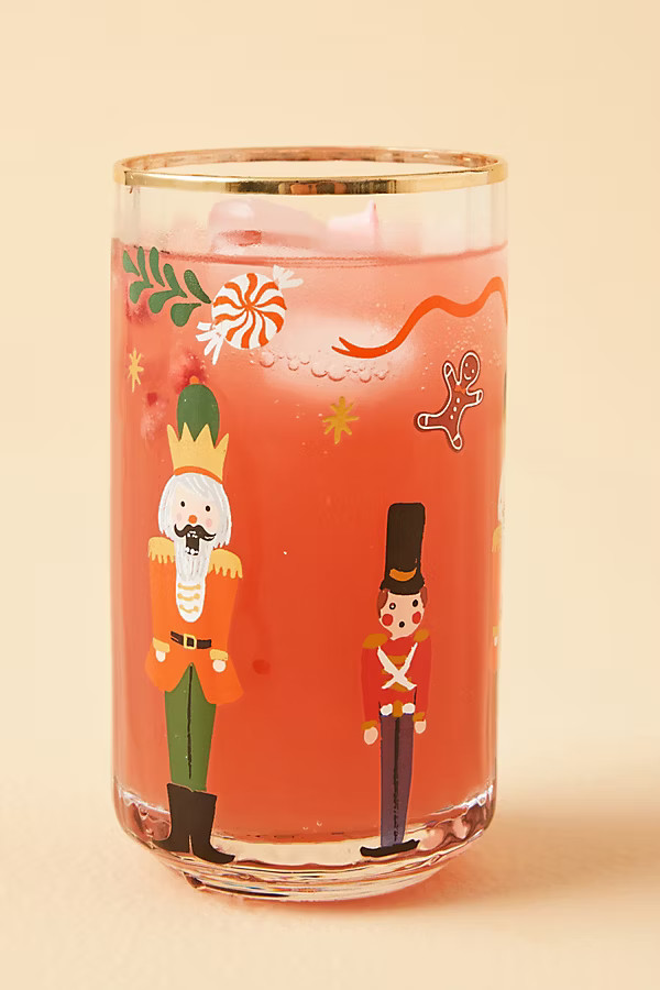 Rifle Paper Co. for Anthropologie Nutcracker Juice Glass | Anthropologie (US)