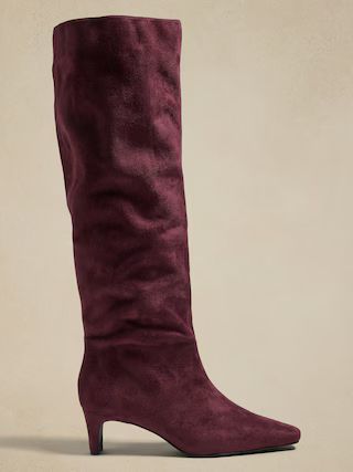 Vegan Tall Slouch Boot | Banana Republic Factory