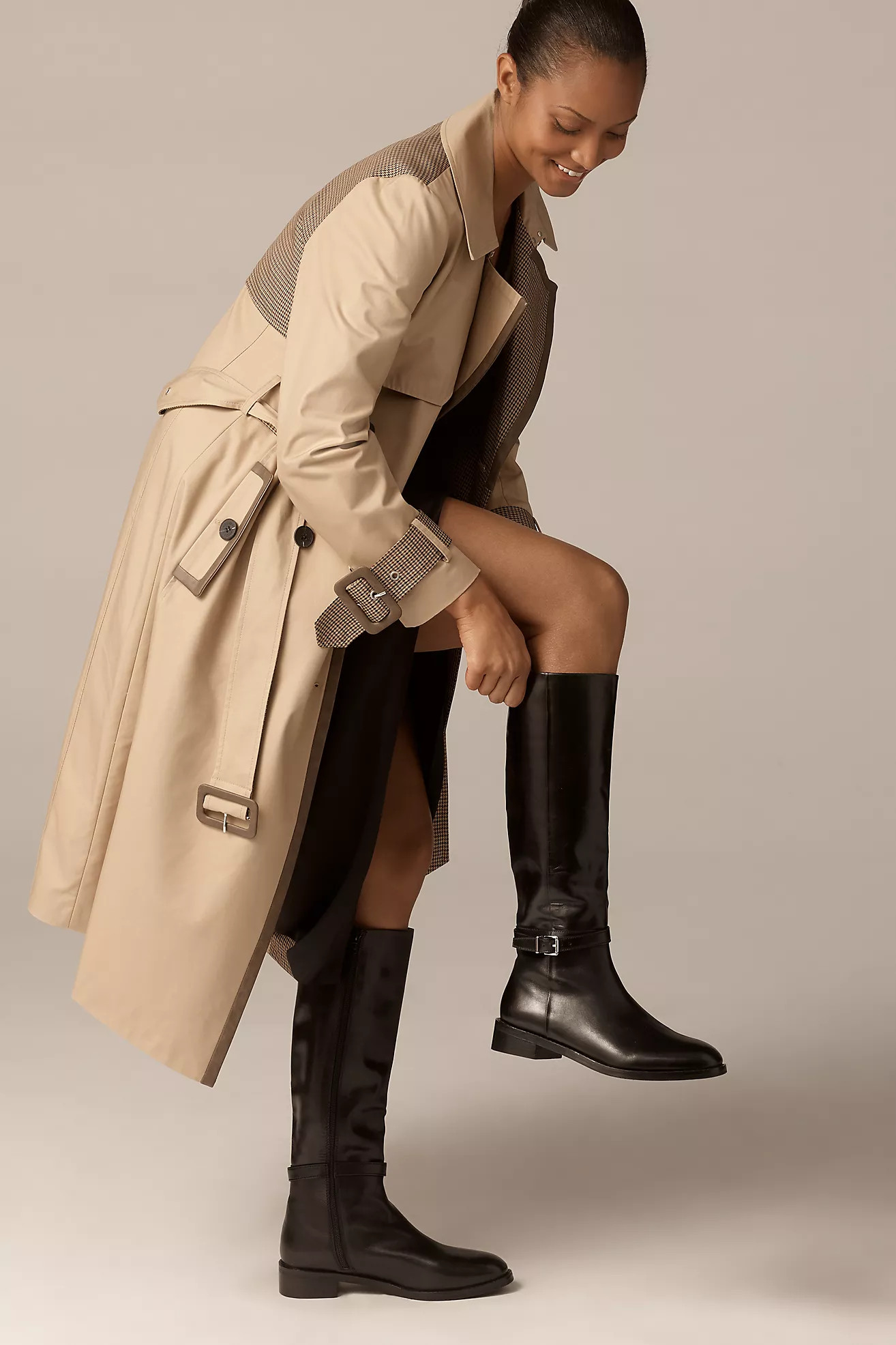 Maeve Buckle-Strap Riding Boots | Anthropologie (US)