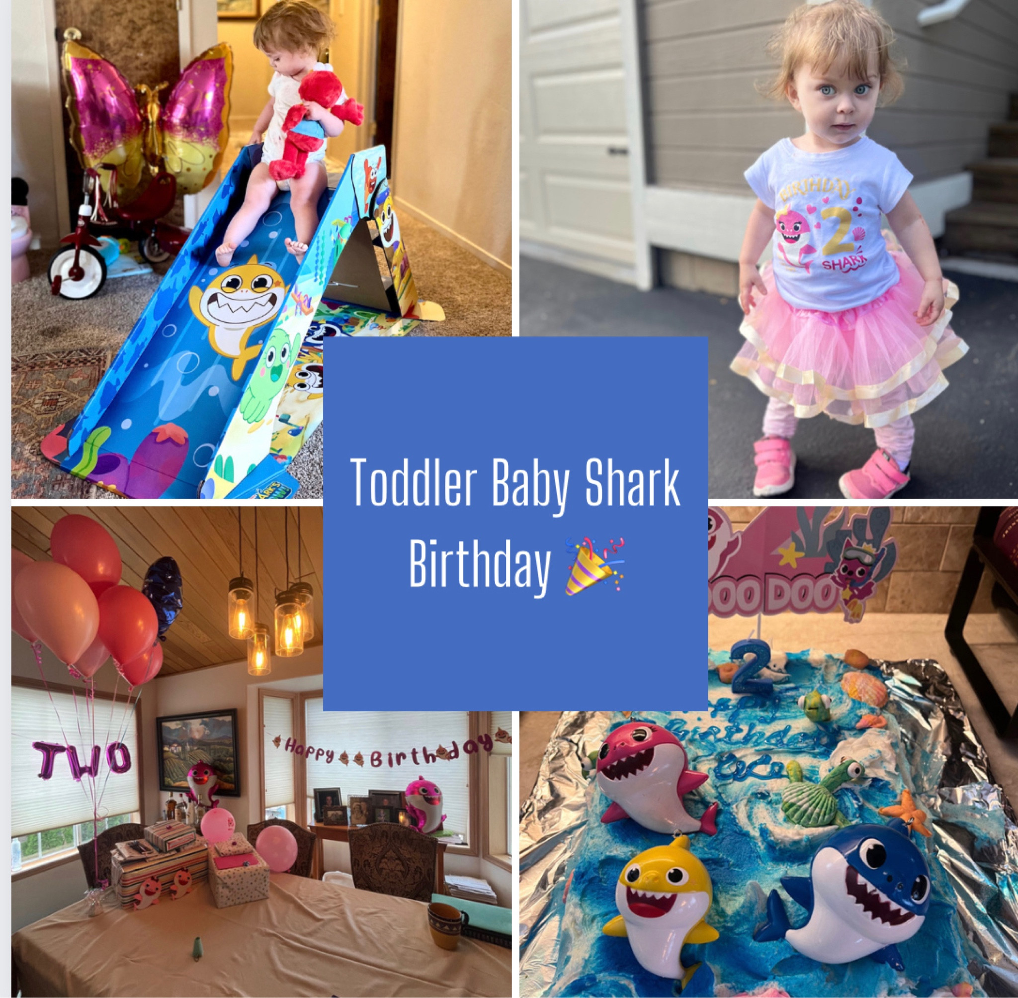 My toddler LOVES baby shark so for her 2nd birthday we threw her a little Baby Shark birthday! Linking everything that was a total hit. 


#toddlerfinds #toddlerbirthdaytheme #toddlermom #birthdaytheme #babyshark 

#LTKbaby #LTKparties #LTKfamily