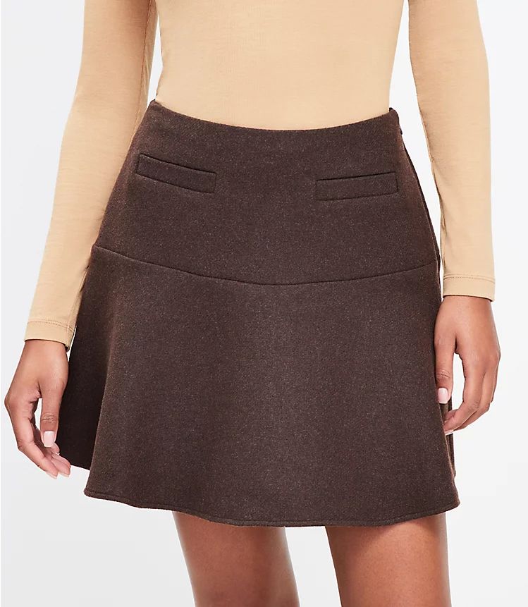 Flounce Mini Skirt | LOFT