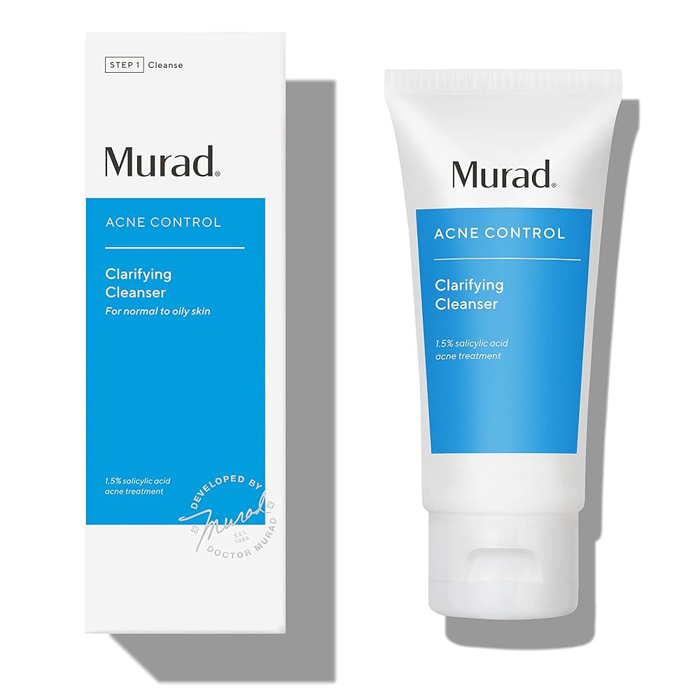 Murad Acne Control Clarifying Cleanser – Salicylic Acid & Green Tea Formula for Acne, Deep Pore... | Amazon (US)