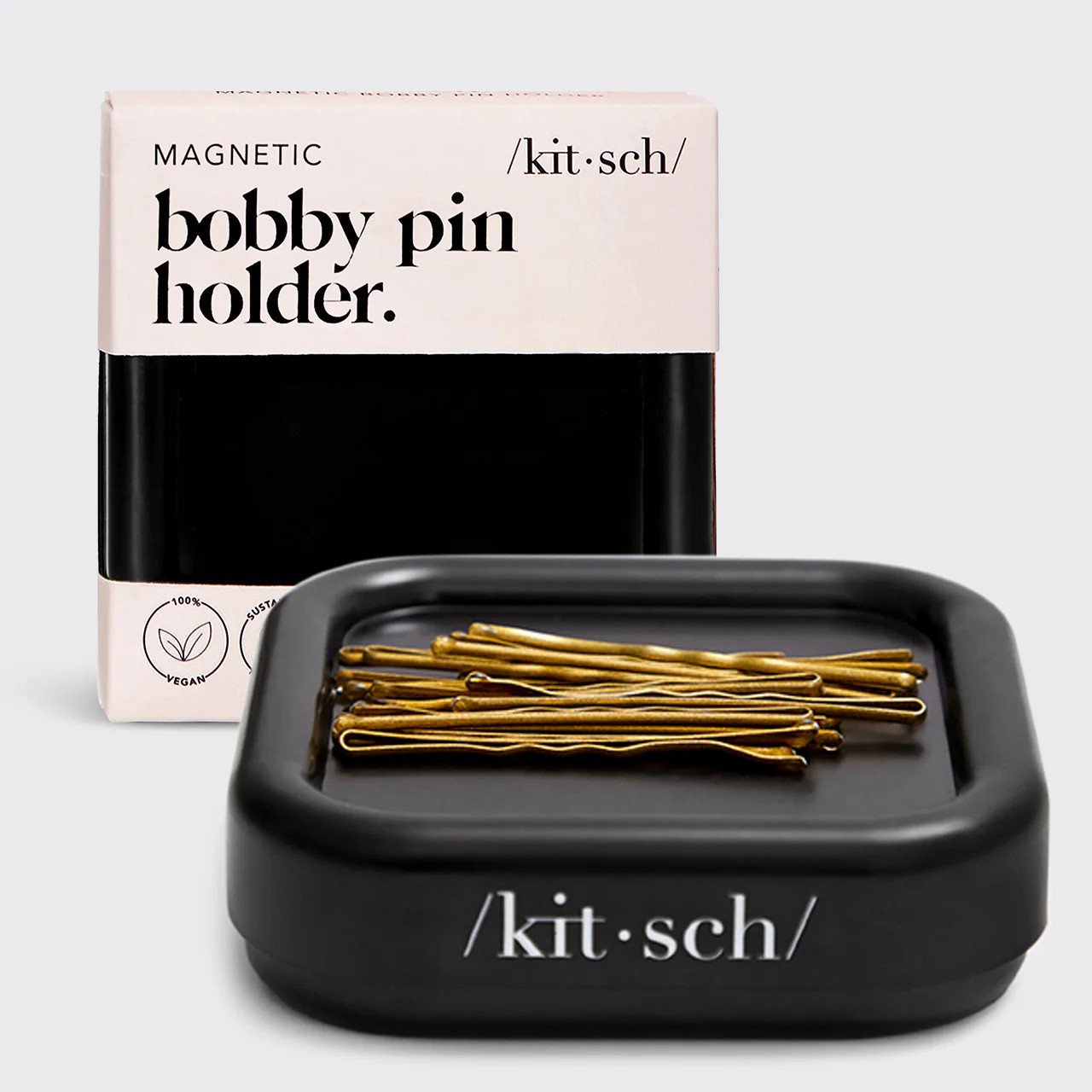 Magnetic Bobby Pin Holder - Black | KITSCH | Kitsch