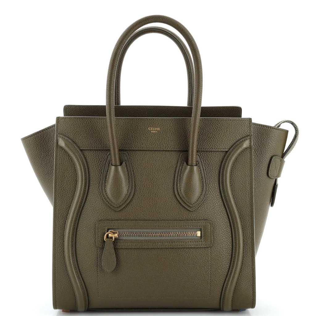 Luggage Bag Grainy Leather Micro | Rebag