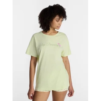 No Boundaries Sleepwear Oversized Graphic Cotton Tee, Women’s and Women’s Plus XXS-3X | Walmart (US)