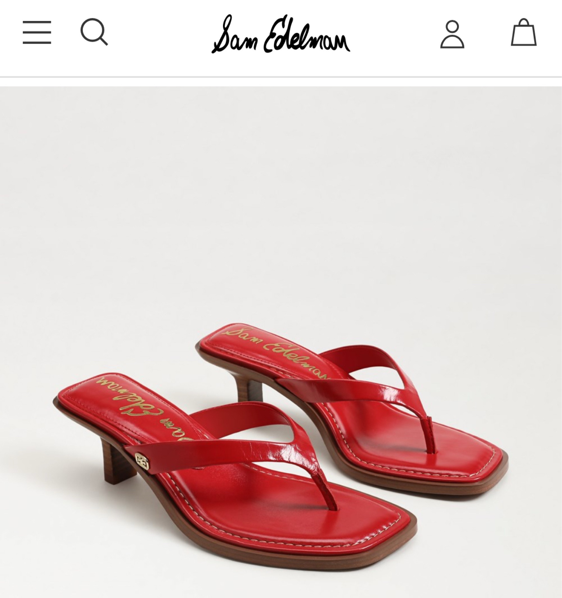 red kitten heels👠 