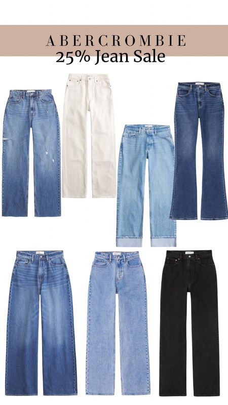 @abercrombie jeans sale 🤍

#LTKfindsunder100 #LTKsalealert #LTKSpringSale