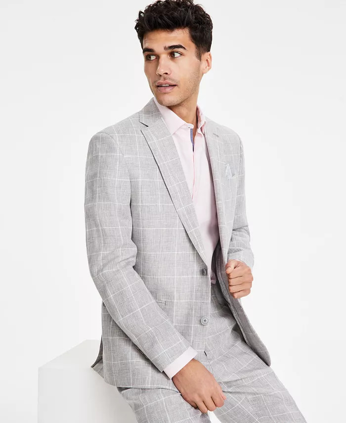 Bar III Men's Slim-Fit Linen Suit Jackets, Created for Macy's - Macy's | Macy's