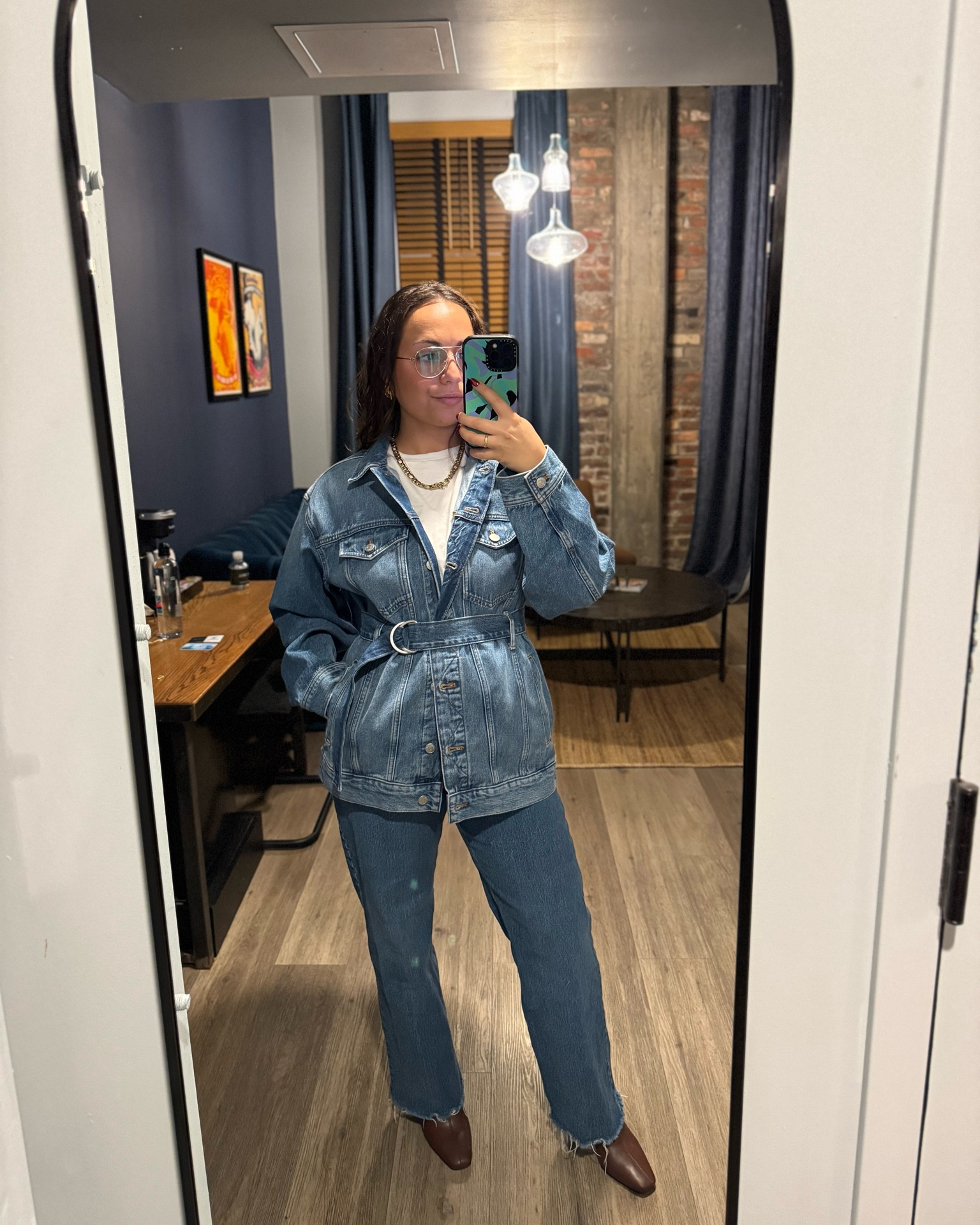 Denim on denim 

#LTKFindsUnder100 #LTKStyleTip #LTKMidsize