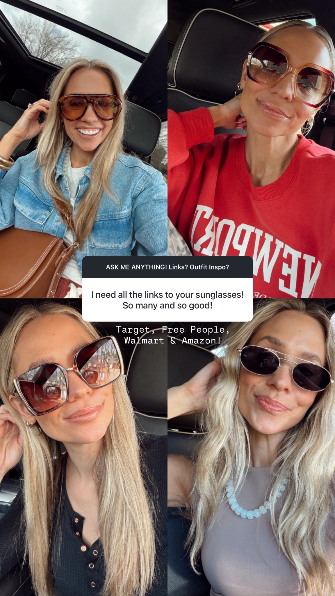 Sunglasses are one of my favorite accessories!!!!!! 

#LTKSwim #LTKmomlife #LTKgrwm