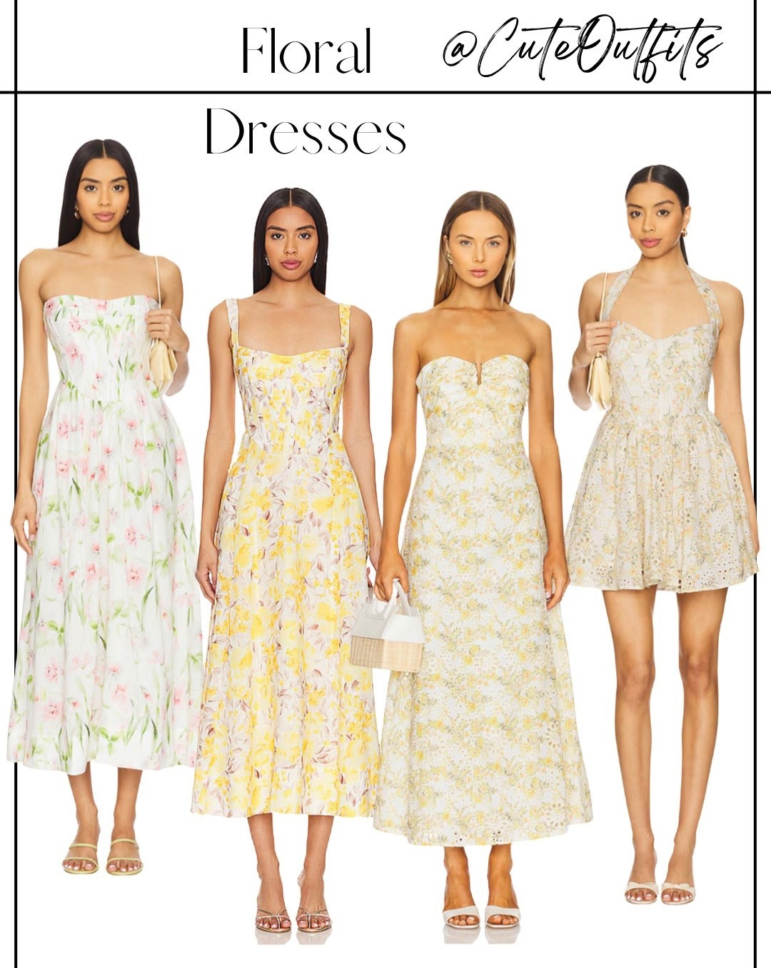 Spring floral dress
Yellow floral dress 
Green floral dress 
White floral dress 
Garden party dress 
Garden wedding guest dress 
Spring wedding guest dress 

#LTKSaleAlert #LTKFestival #LTKSeasonal #LTKootd #LTKU #LTKfitnessgoals #LTKTravel #LTKWedding