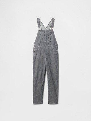 Denim Stripe Loose Overalls | Gap (US)