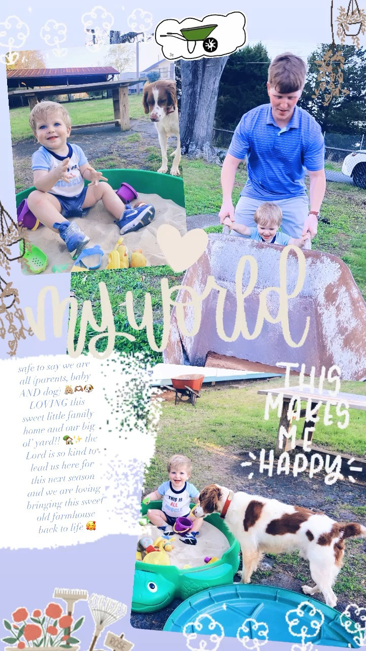 safe to say we are all (parents, baby AND dog) 👼🏼🫶🏽🐶 LOVING this sweet little family home and our big ol’ yard!! 🏡✨ the Lord is so kind to lead us here for this next season and we are loving bringing this sweet old farmhouse back to life 🥰

#LTKfamily #LTKhome #LTKbaby