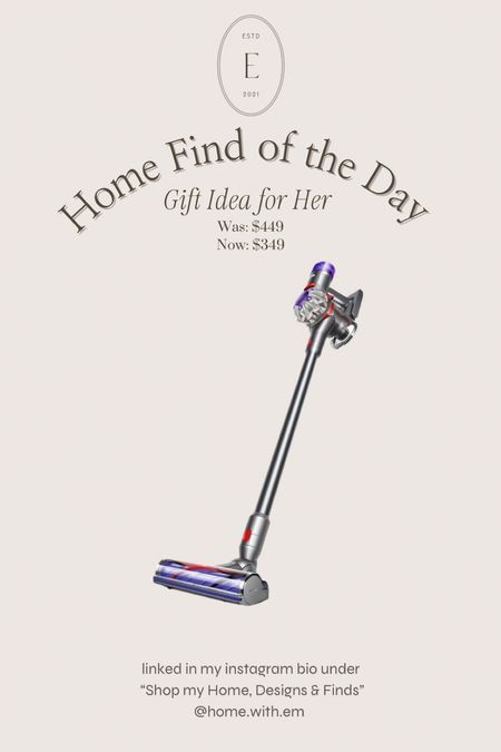 This would make an amazing Christmas gift idea for anyone over the age of 25! Gifts for the tidy person! The dyson vacuum is on sale today! 

#LTKsalealert #LTKfamily #LTKhome