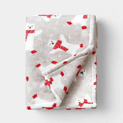 Christmas Plush Throw Blanket - Wondershop™ | Target