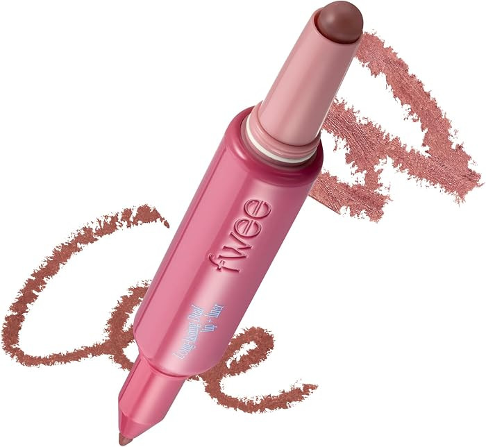 fwee Long Lasting Dual Coloring Stick Lip Liner, Lip Service | All-in-one dual stick, Retractable... | Amazon (US)