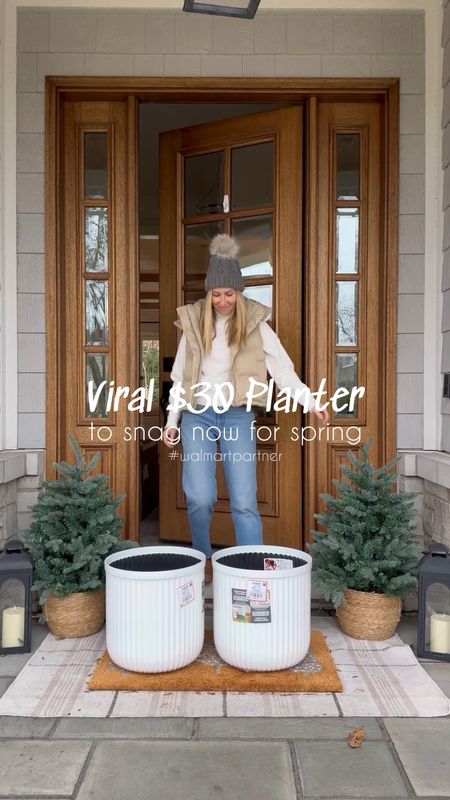 I’m partnering with @walmart to share one of my favorite lines available exclusively at Walmart! #walmartpartner

This $30 planter sells out super early every year, so here’s your reminder to snag them early!! Not warm enough for flowers…then use them now with some pretty faux cedar or boxwoods!!

I’ve linked a few of my fave BHG planters, and you will be blown away by the prices!! 

#LTKfindsunder50 #LTKhome #LTKsalealert