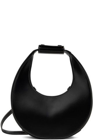 Staud - Black Mini Moon Top Handle Bag | SSENSE