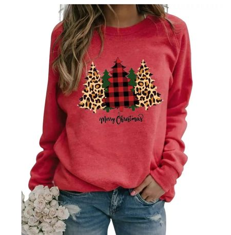 Women Christmas Sweatshirt Xmas Tree Print Sweater Holiday Graphic Pullover Tops
Black Friday Price $25.32
(was $29.89)

Description: Condition: 100% Brand New and High Quality Color: Red, Green, Black, Khaki, Blue (Optional) Size: S, M, L, XL, XXL (Follow the size chart to select please) Material: 60% Polyester, 35% Cotton, 5% Spandex   Neckline: Crew Neck Sleeve Length: Long Sleeve Length: Hips Length Season: Autumn, Fall, Winter Pattern Type: Christmas Tree Letter Print, Solid Color, Stitching

#LTKSeasonal #LTKsalealert #LTKHoliday