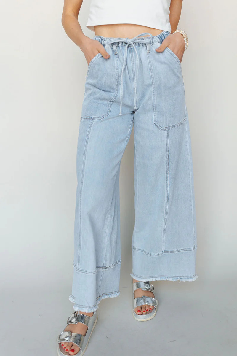 Zoey Wide Leg Jeans | Henly