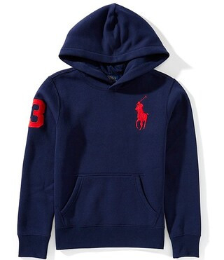Polo Ralph Lauren Big Boys Long-Sleeve Big Pony Fleece Hoodie | Dillard's | Dillard's