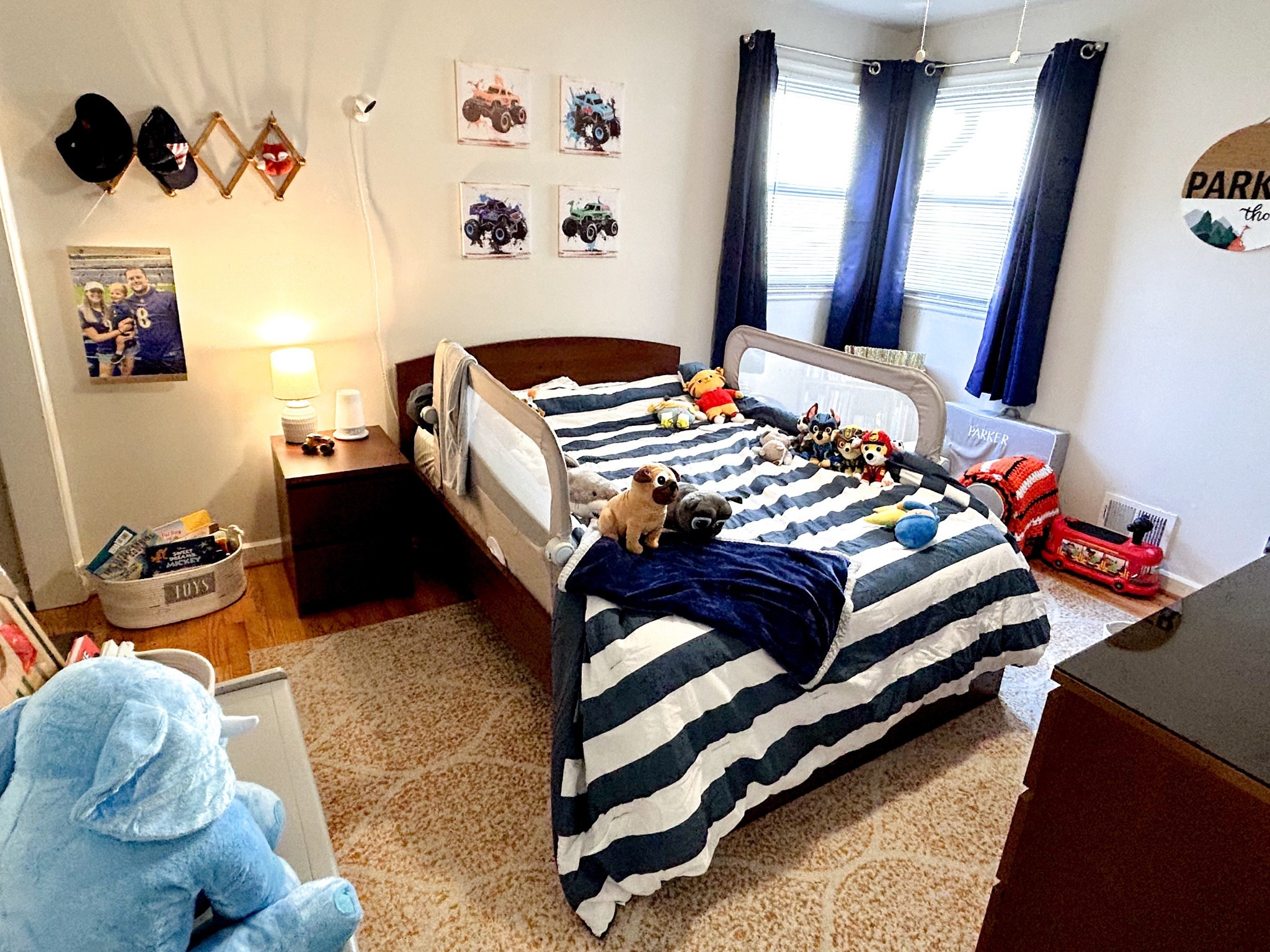 My toddler’s big boy room. For the monster truck loving toddler out there!



#LTKKids #LTKFindsUnder50 #LTKHome