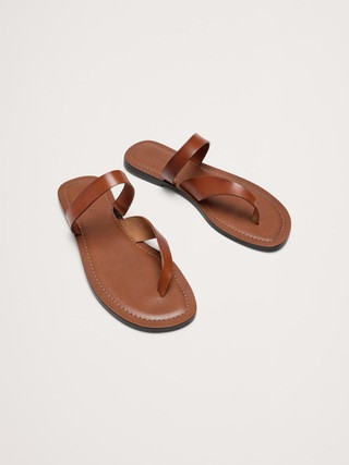 Leather Slide Sandal | Banana Republic (US)