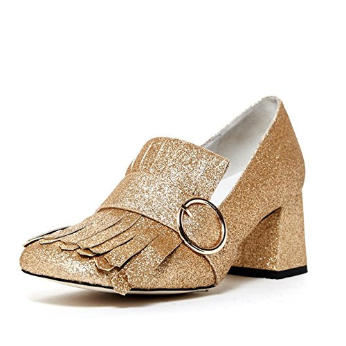 Jeffrey Campbell Bernice Glitter, Gold. 8 | Amazon (US)