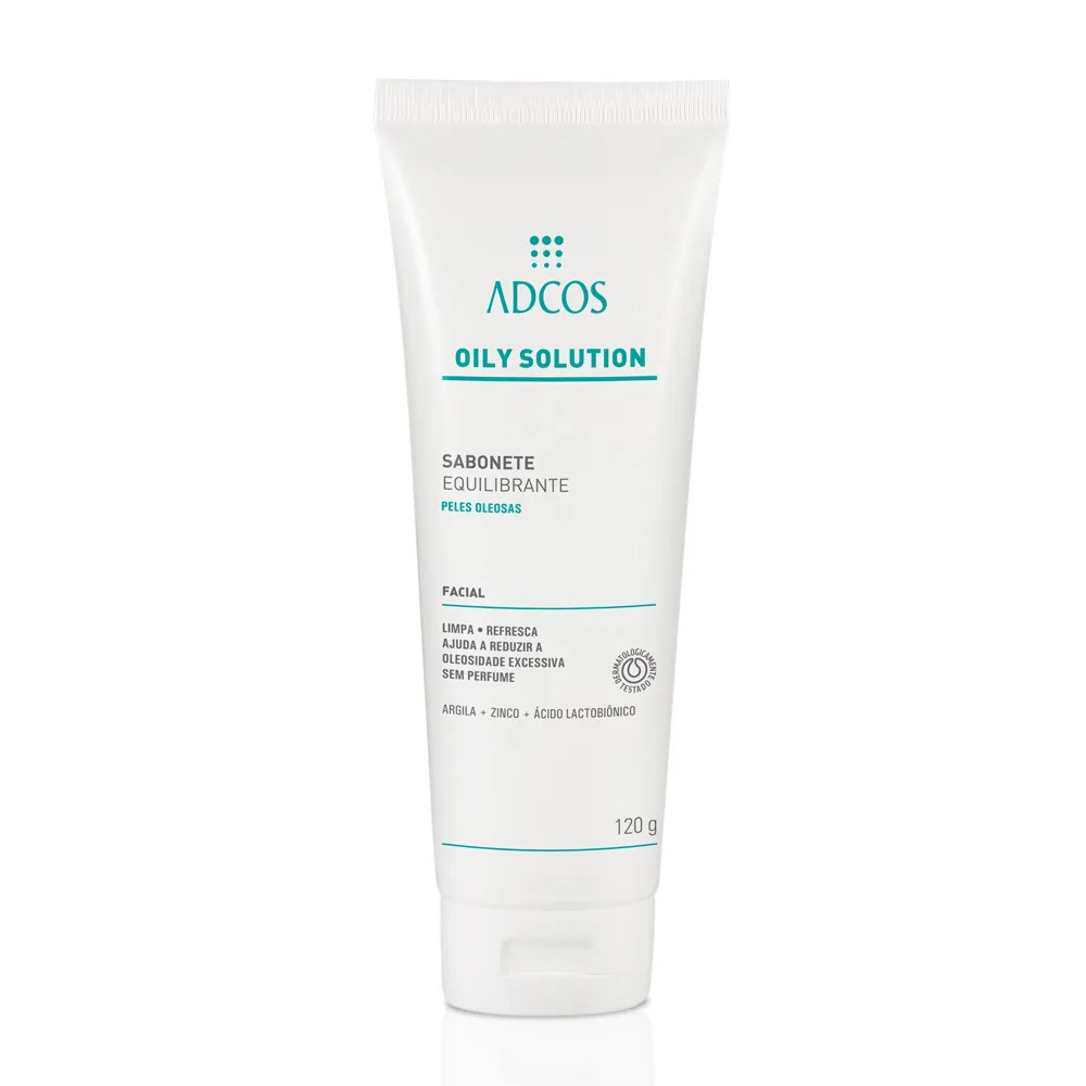 Sabonete Facial Oily Solution | Diminui Oleosidade | Adcos - Dermocosméticos para o Rosto e Corp... | Adcos (BR)