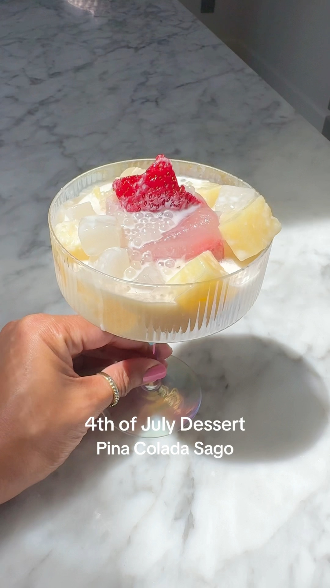 4th of July dessert idea - pina colada sago! Light, refreshing, and everyone will love it! #4thofjuly #summerfoods #dessert #partyfood #sago #recipes

#LTKParties #LTKSummerEdit #LTKHome
