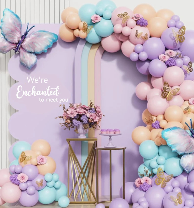 Were Enchanted to Meet You Decal Iron on or Sticker Party Custom Sign Ready to Use Baby Shower De... | Etsy (US)