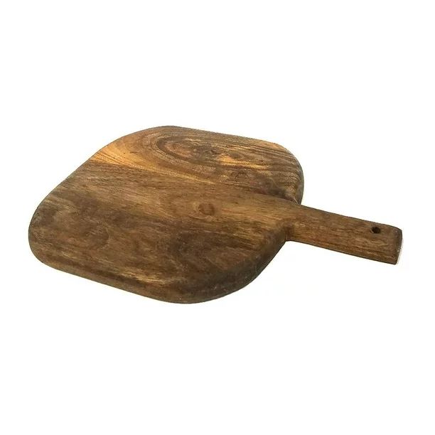 Mountain Woods Brown Adobe Collection Medium Round Paddle Cutting & Serving Board - 13" | Walmart (US)
