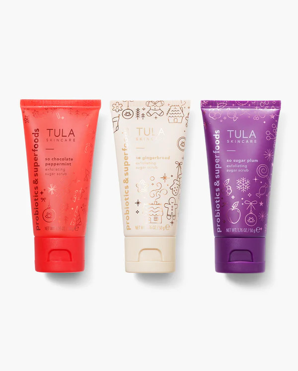 exfoliating facial scrub trio | Tula Skincare
