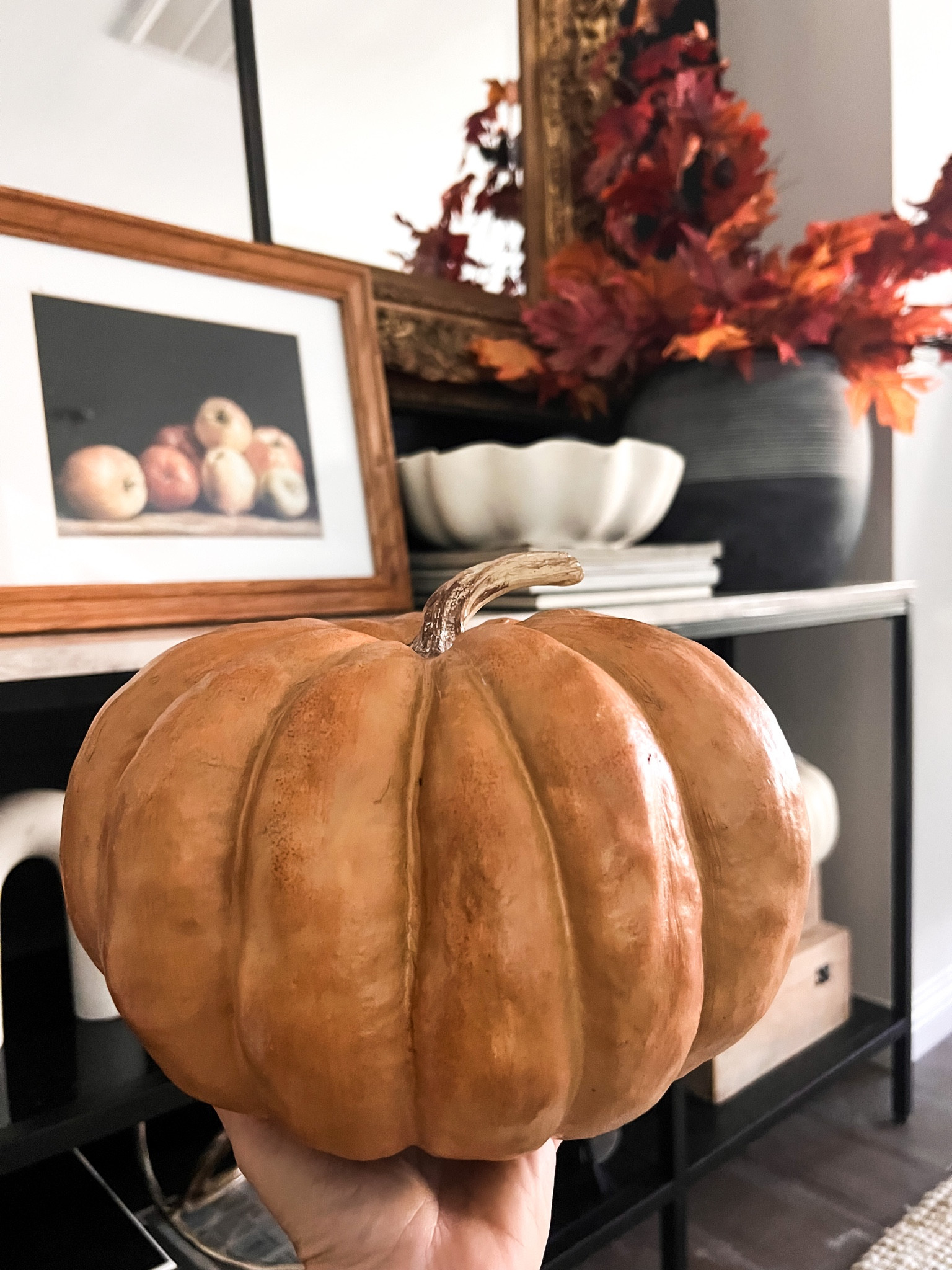 Faux realistic 10” pumpkin 

Faux pumpkin
Fall home
Fall decor
Pumpkin decor
Halloween decor
Fall entry 


#LTKSeasonal #LTKSale #LTKhome