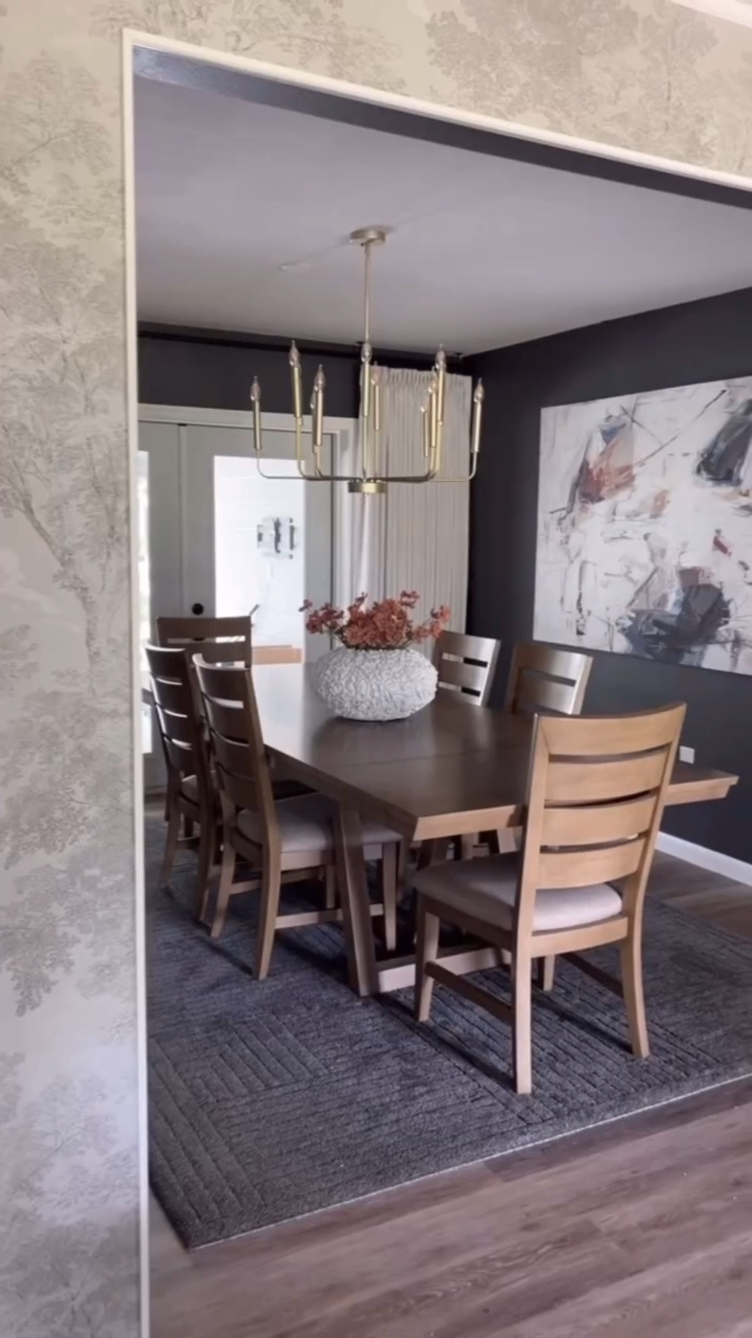 The dining room transformation is officially COMPLETE!

Fresh paint, custom curtains, and the most beautiful new pieces from @furniturerow came together to create a space that feels elevated, warm, and totally inviting.

Let’s talk details:

Dining Table + Chairs: The Sonoma Dining Collection is the perfect mix of rustic and refined. The wood finish is timeless and the upholstered seats are cozy enough for long dinners (and kid-friendly too!).

Rug: We grounded the space with the Pure Grid Rug—its neutral deep tone adds just the right texture without overwhelming the room.

Curtains: The final touch—triple-pleated drapes in Liz - Ivory White with blackout lining and memory shaping for that thick, high-end designer look I love from @twopagescurtains 

If you’re shopping curtains, you can use code KELLI for 10% off when ordering directly from their site.

And to make shopping super easy, just head to furniturerow.com and search ‘Kelli Bateman’ —you’ll find all the pieces I’ve used throughout our home in one place!

What do you think of the final look? I’m so happy with how it turned out! 🤩 

#homedecor
#interiordesign
#homedesign
#interiorstyling
#homeinspo
#homedecorideas
#interiordecor
#homedecoration
#interiorinspiration
#homesweethome
#cozyhome
#modernfarmhouse
#neutraldecor
#homeinterior
#myhomevibe
#homegoals
#interior123
#interior4all
#interiorlovers
#houseenvy