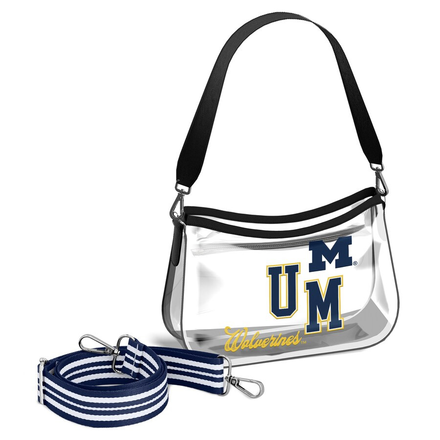 Michigan Wolverines WEAR by Erin Andrews Clear Stadium Mini Purse | Fanatics