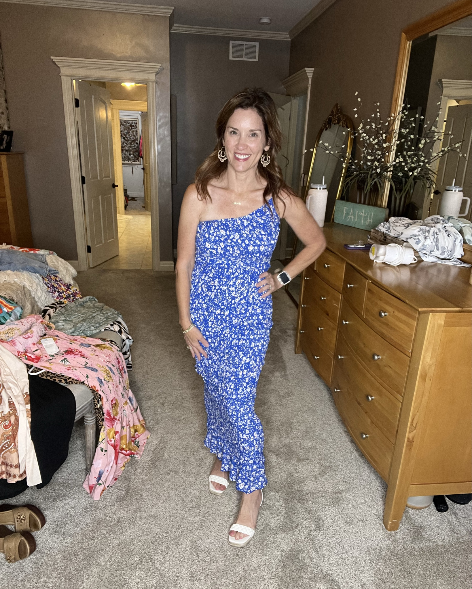 Love this midi sundress 

Wearing Size small 

Size reference: 5’1 120 lbs 

Crazy Busy Mama 

#LTKFindsUnder50 #LTKOver40 #LTKStyleTip