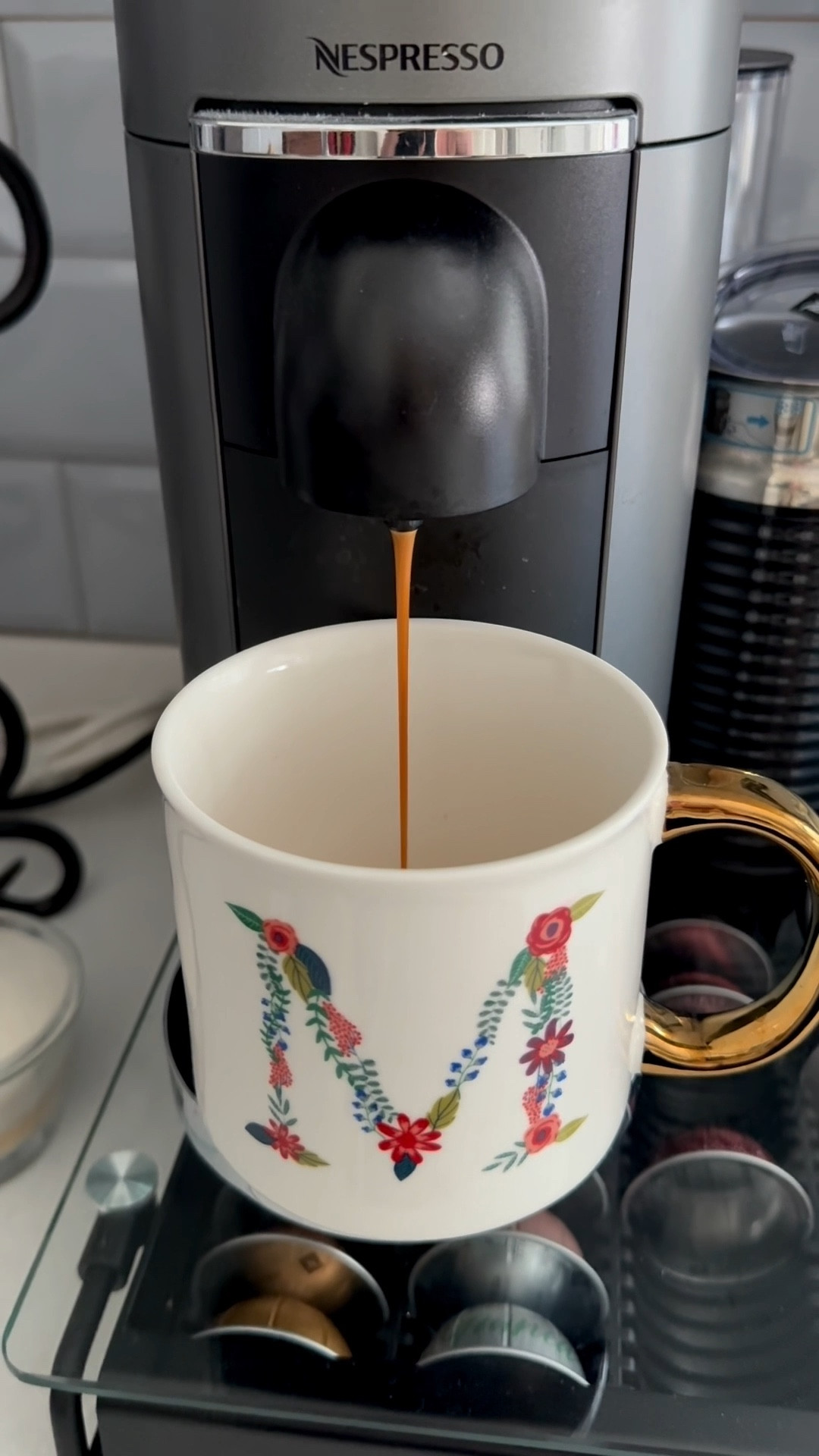 Nespresso coffee machine, coffee pod tray organizer, 

#LTKHome #LTKSaleAlert #LTKmorningroutine