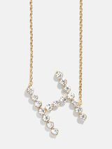 Asymmetrical Large Initial Necklace | BaubleBar (US)