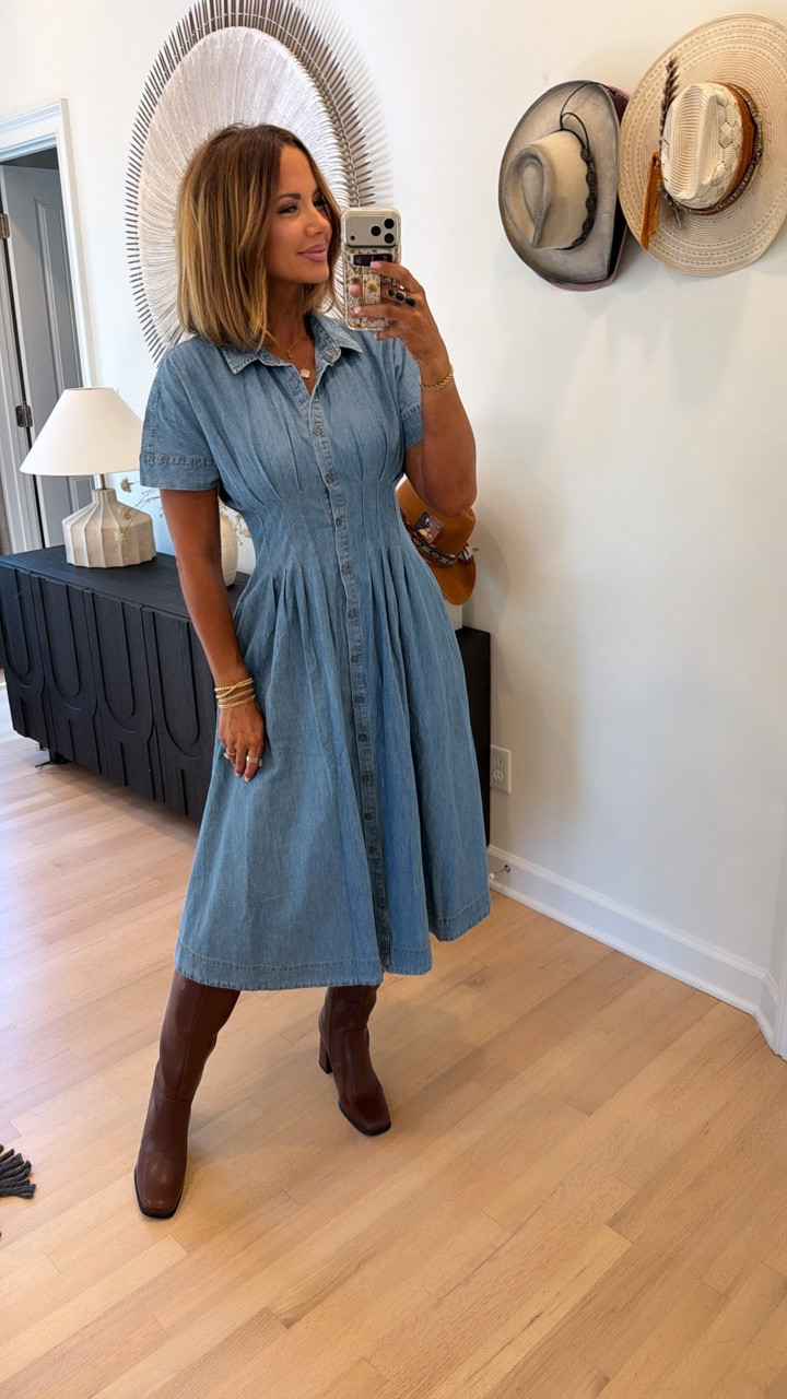 walmart dress with amazon boots! code betsy works for goldie lew and electric picks ♥️

#LTKootd #LTKSaleAlert #LTKBeauty